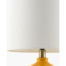 Hospitality furniture - Linen Carved Ceramic Table Lamp - www.oroatrade.com