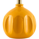 Hospitality furniture - Linen Carved Ceramic Table Lamp - www.oroatrade.com