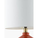 Hospitality furniture - Linen Carved Ceramic Table Lamp - www.oroatrade.com