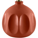 Hospitality furniture - Linen Carved Ceramic Table Lamp - www.oroatrade.com