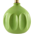 Hospitality furniture - Linen Carved Ceramic Table Lamp - www.oroatrade.com