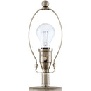 Contract furniture - Carved Gray Ceramic Table Lamp - www.oroatrade.com