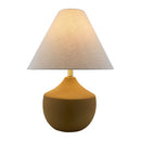 Hospitality furniture - Ceramic Beige Linen Table Lamp - www.oroatrade.com
