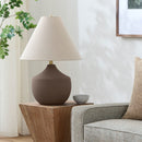 Hospitality furniture - Ceramic Beige Linen Table Lamp - www.oroatrade.com