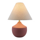 Hospitality furniture - Ceramic Beige Linen Table Lamp - www.oroatrade.com
