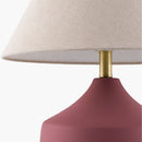 Hospitality furniture - Ceramic Beige Linen Table Lamp - www.oroatrade.com