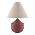 Hospitality furniture - Ceramic Beige Linen Table Lamp - www.oroatrade.com