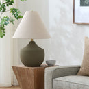 Hospitality furniture - Ceramic Beige Linen Table Lamp - www.oroatrade.com