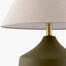 Hospitality furniture - Ceramic Beige Linen Table Lamp - www.oroatrade.com