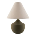 Hospitality furniture - Ceramic Beige Linen Table Lamp - www.oroatrade.com
