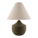 Hospitality furniture - Ceramic Beige Linen Table Lamp - www.oroatrade.com