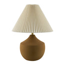 Hospitality furniture - Ceramic Beige Linen Table Lamp - www.oroatrade.com