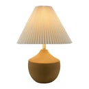 Hospitality furniture - Ceramic Beige Linen Table Lamp - www.oroatrade.com