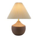 Hospitality furniture - Ceramic Beige Linen Table Lamp - www.oroatrade.com