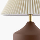 Hospitality furniture - Ceramic Beige Linen Table Lamp - www.oroatrade.com