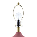 Hospitality furniture - Ceramic Beige Linen Table Lamp - www.oroatrade.com