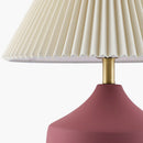 Hospitality furniture - Ceramic Beige Linen Table Lamp - www.oroatrade.com