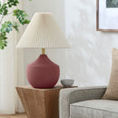 Hospitality furniture - Ceramic Beige Linen Table Lamp - www.oroatrade.com