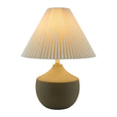 Hospitality furniture - Ceramic Beige Linen Table Lamp - www.oroatrade.com