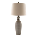 Contract furniture - Gray Base Accent Table Lamp - www.oroatrade.com