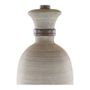 Contract furniture - Gray Base Accent Table Lamp - www.oroatrade.com