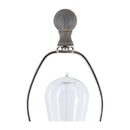 Contract furniture - Gray Base Accent Table Lamp - www.oroatrade.com