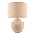 Modern European furniture - Painted Ceramic Linen Table Lamp - www.oroatrade.com