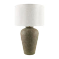 Modern European furniture - Painted Cement Linen Table Lamp - www.oroatrade.com