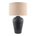 Modern European furniture - Painted Cement Linen Table Lamp - www.oroatrade.com