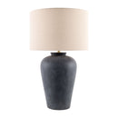 Modern European furniture - Painted Cement Linen Table Lamp - www.oroatrade.com