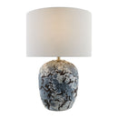 Hospitality furniture - Textured Gray Ceramic Table Lamp - www.oroatrade.com
