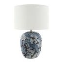 Hospitality furniture - Textured Gray Ceramic Table Lamp - www.oroatrade.com