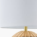 Hospitality furniture - Round Rattan Base Table Lamp - www.oroatrade.com