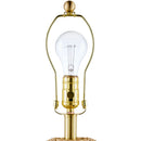 Hospitality furniture - Round Rattan Base Table Lamp - www.oroatrade.com