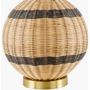 Hospitality furniture - Round Rattan Base Table Lamp - www.oroatrade.com