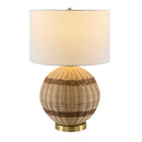 Hospitality furniture - Round Rattan Base Table Lamp - www.oroatrade.com
