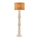 Hospitality furniture - White Stacked Base Floor Lamp - www.oroatrade.com