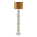 Hospitality furniture - White Stacked Base Floor Lamp - www.oroatrade.com