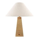 Contract furniture - Rubberwood Base Accent Table Lamp - www.oroatrade.com