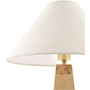 Contract furniture - Rubberwood Base Accent Table Lamp - www.oroatrade.com