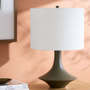 Hospitality furniture - Painted Base Linen Table Lamp - www.oroatrade.com