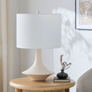 Hospitality furniture - Painted Base Linen Table Lamp - www.oroatrade.com