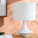 Hospitality furniture - Painted Base Linen Table Lamp - www.oroatrade.com