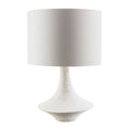Hospitality furniture - White Drum Shade Table Lamp - www.oroatrade.com