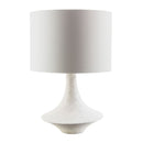 Hospitality furniture - White Drum Shade Table Lamp - www.oroatrade.com