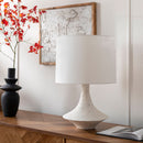 Hospitality furniture - White Drum Shade Table Lamp - www.oroatrade.com