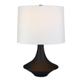 Hospitality furniture - White Drum Shade Table Lamp - www.oroatrade.com