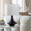 Hospitality furniture - White Drum Shade Table Lamp - www.oroatrade.com