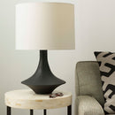 Hospitality furniture - White Drum Shade Table Lamp - www.oroatrade.com