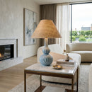 Hospitality furniture - Blue Ceramic Accent Table Lamp - www.oroatrade.com